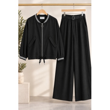 RG2576 (L-XL) Set Noir din Vâscoză 100% – Made in Italy - Img 2
