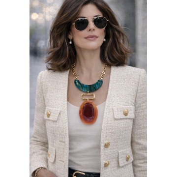 Colier statement „Ocean Flame” COLLIER5139 - Img 2