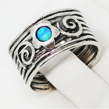 Inel argint opal R2483 - Img 2