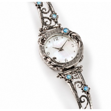Ceas argint cu opal W3581-3