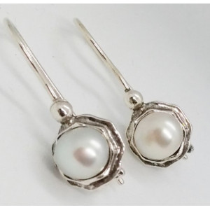 Cercei argint -perla E2543