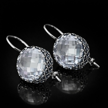 Cercei argint zircon E1766 - Img 7