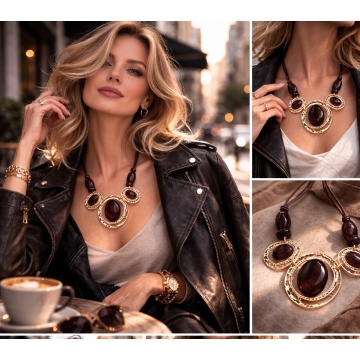 Colier Statement Chocolate Majesty COLLIER2700186C - Img 3