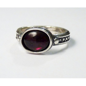 Inel Argint „Roua Rodiei” cu Granat R540 - Img 2