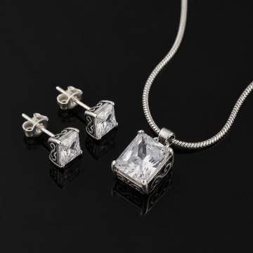 Set argint zircon N4295-E4376