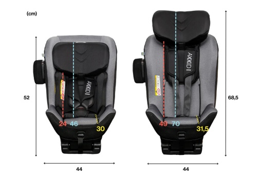 Axkid Movekid, Granite -  Scaun Auto Rear Facing