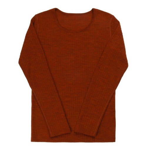 Bluză femei lână merinos Joha - Russet