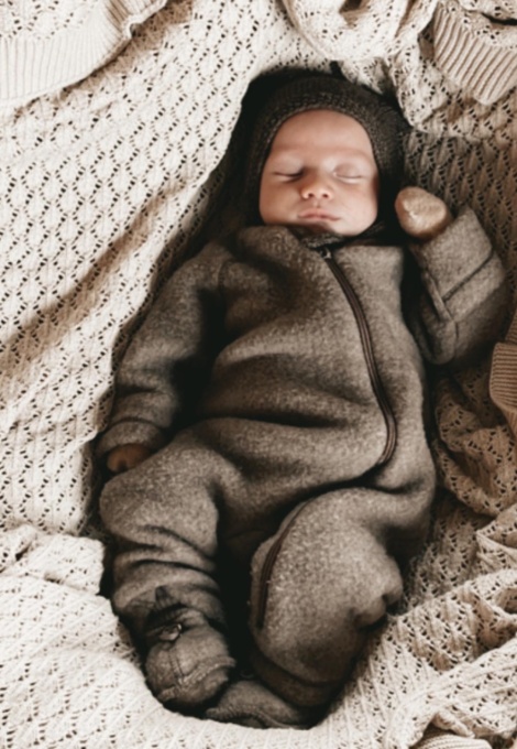 Botosei lână merinos fleece Mikk-line - Melange Denver