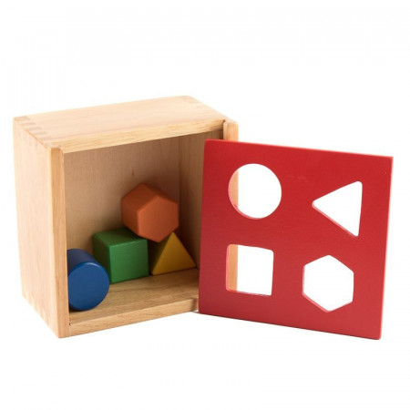 Forme colorate in cutie, Viga Toys