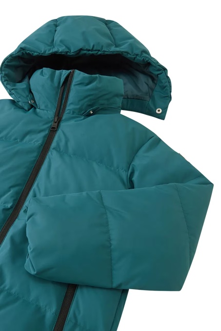 Geacă de iarnă cu puf natural Reima Paimio - Dark Teal