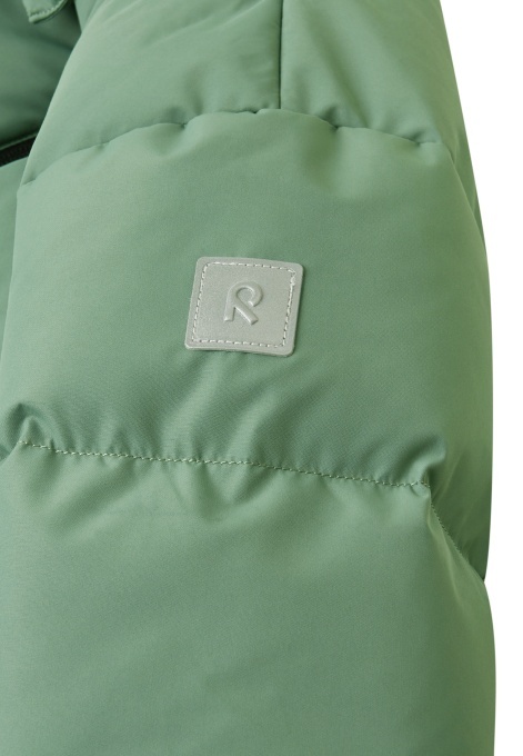 Geacă de iarnă cu puf natural Reima Paimio - Green Clay - Img 4