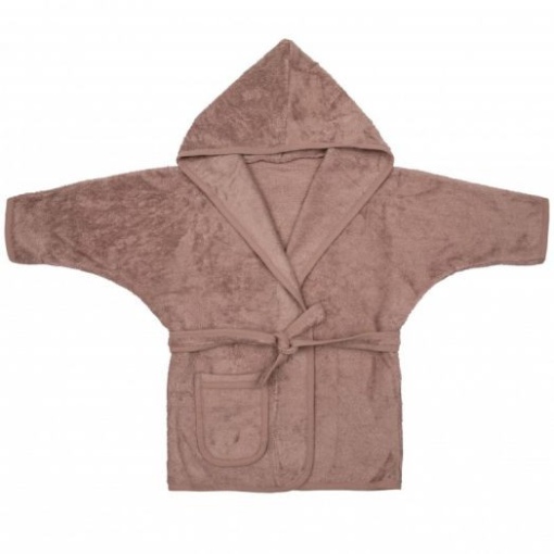 Halat de baie din bambus pentru copii 2-4 ani Mellow Mauve, Timboo