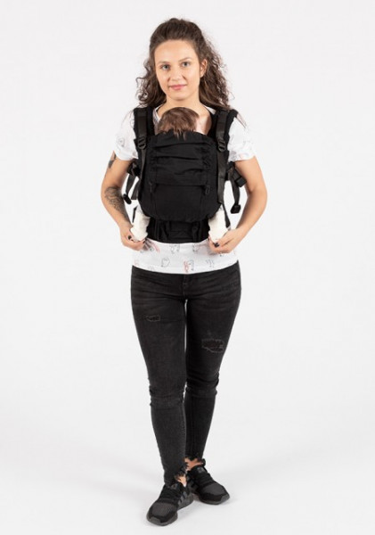 Marsupiu Ergonomic, portbebe,  ISARA THE ONE BLACK-A-PORTER