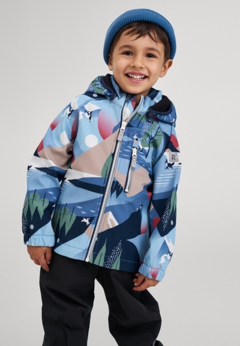 Jachetă softshell Reima Vantti, Blue Ocean
