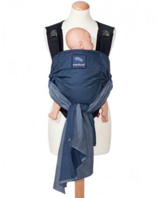 Marsupiu Ergonomic, Manduca Duo, Blue - Img 2