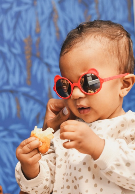 Ochelari de soare Ki ET LA (0-4 ani) - Ourson Elysee Red