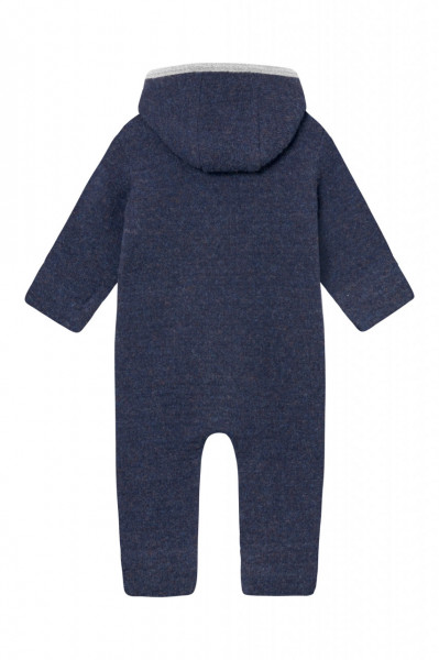 Overall lână merinos fiartă cu mănuși și botoșei, Stapf - Midnight Blue