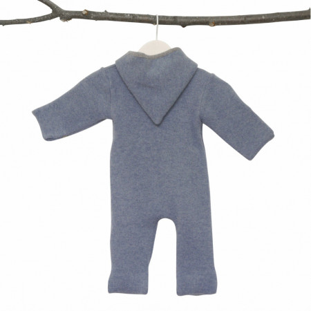 Overall din lână fiartă cu mănuși și botoșei, Stapf - Smoke Blue