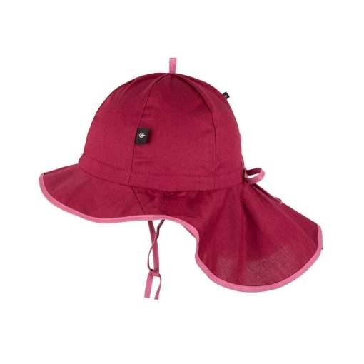 Pălărie bumbac protectie UV 50+, Pure Pure, Raspberry