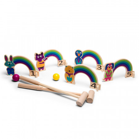 Rainbow Cricket, din lemn, BS Toys