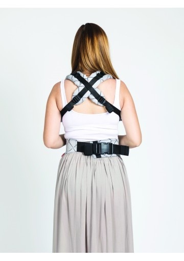 Marsupiu Ergonomic, portbebe ,ISARA THE ONE - DIAMONDA GRAY