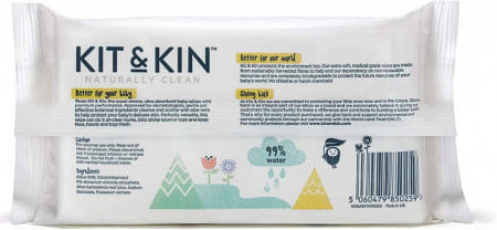 Șervețele Umede Biodegradabile Kit&amp;Kin