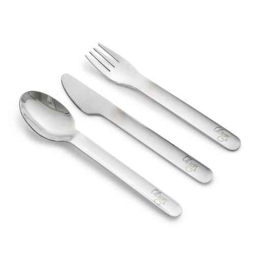 Set tacâmuri din inox cu husă din silicon cu fermoar, Citron - Green - Img 3