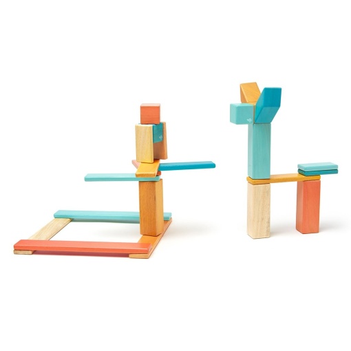 Tegu Sunset, set 24 piese din lmn magnetic - Img 2