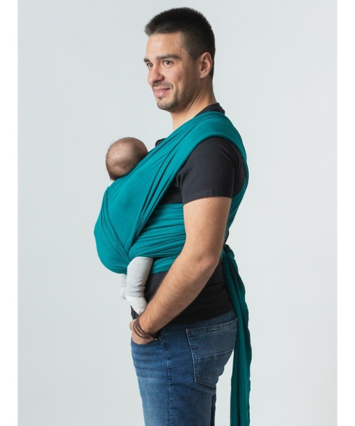 Wrap elastic Isara - Teal green