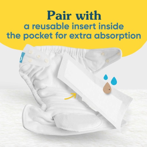 Absorbante de unică folosinţă Charlie Banana pentru scutecele textile (32 bucăți) - Img 6