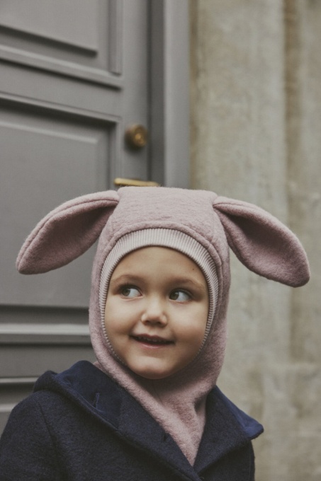 Cagulă lână merinos fiartă Huttelihut - Bunny