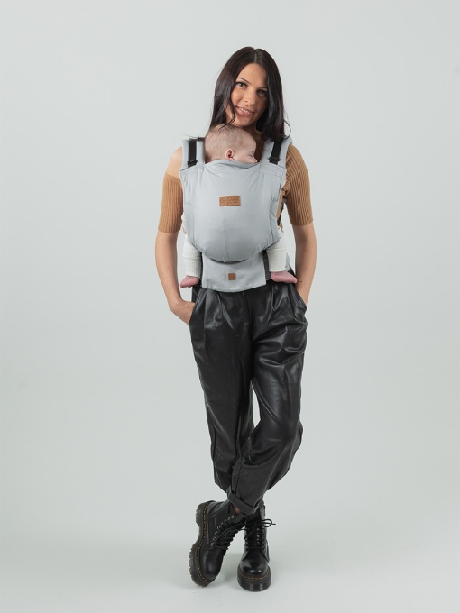 Isara Quick Full Buckle V2, Pearl Grey, Marsupiu Ergonomic