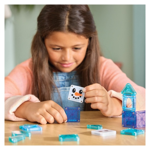 Magna-Tiles microMAGS Winter Wonder, Travel set, 26 piese