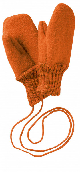 Mănuși din lână fiarta Disana - Orange