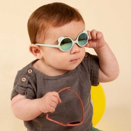 Ochelari de soare Ki ET LA, 0-12 luni - Ourson Almond Green