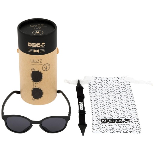 Ochelari de soare Ki ET LA, 0-4 ani -Wazz Black
