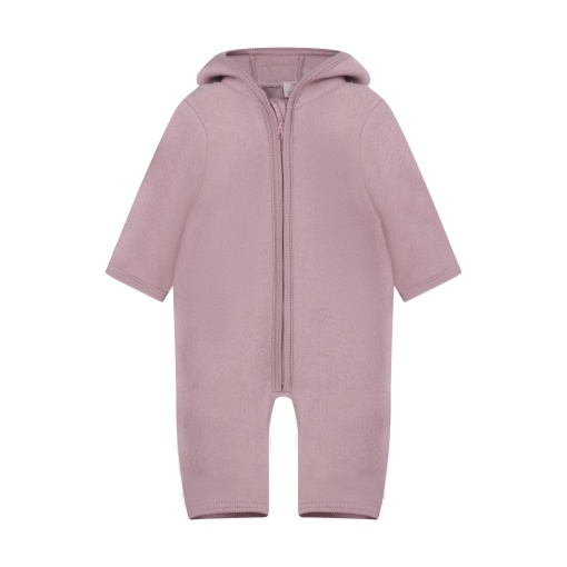 Overall cu urechi Bunny lână merinos fleece Huttelihut - Woodrose - Img 3