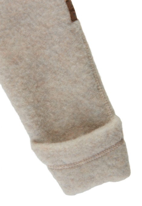 Overall lână merinos fleece Mikk-line - Melange OffWhite