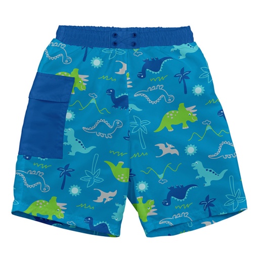 Pantaloni cu scutec de inot integrat Iplay UPF 50+ - Aqua Dinosaurs