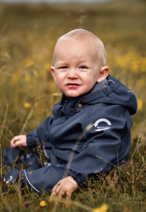 Overall impermeabil din softshell Mikk-line - Blue Night