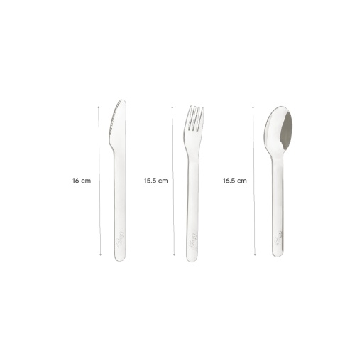 Set Tacâmuri din Inox cu Husă din Silicon cu Fermoar - Roz - Img 4
