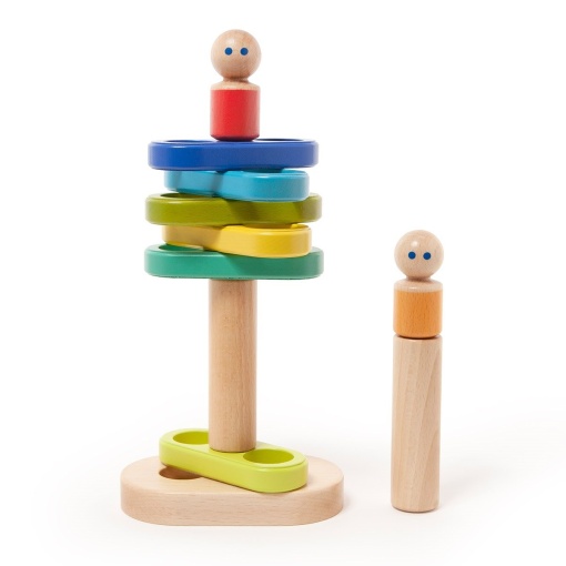 Tegu Stacker, set din lemn magnetic - Img 4