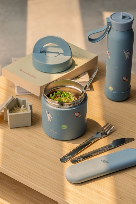 Termos alimente din inox, 350 ml Citron - Spaceship - Img 2