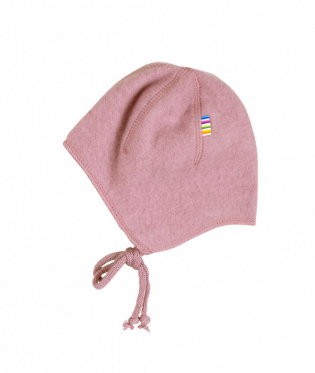 Caciula lână merinos fleece Joha - Basic Dusty Rose