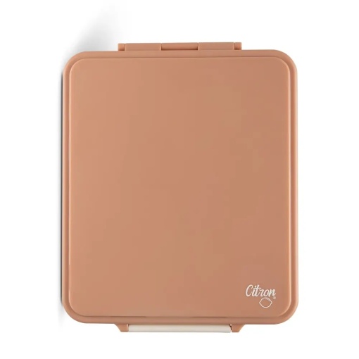 Caserolă prânz 4 compartimente Citron + 1 borcan termoizolant, Pink