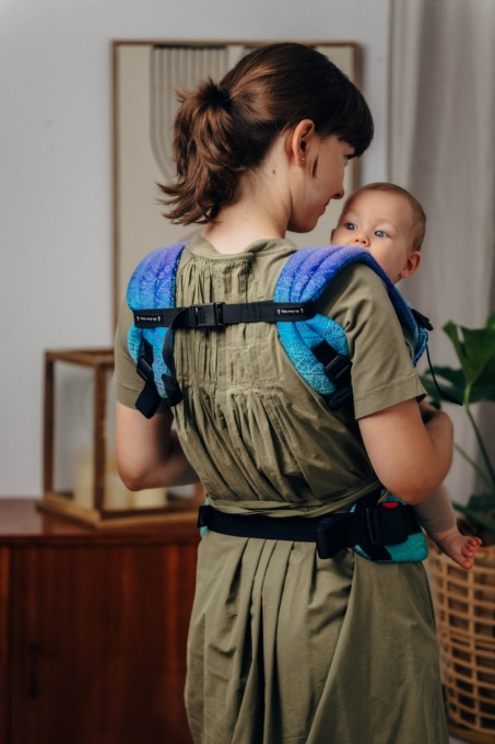 LennyLight - marsupiu ergonomic, Peacocks Tail Fantasy