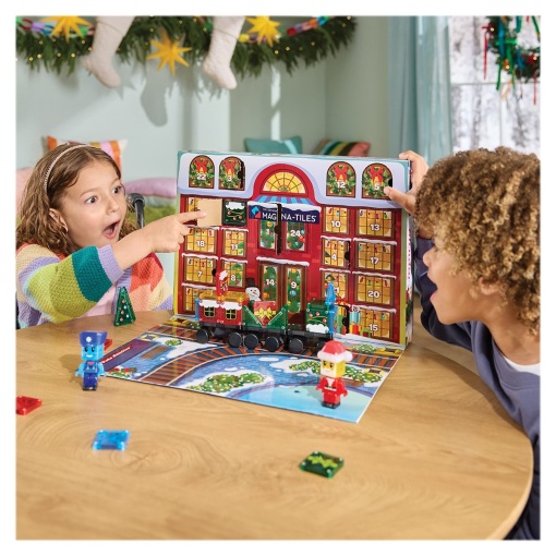 MAGNA-TILES MicroMAGS Advent Calendar, 34 piese - Img 2