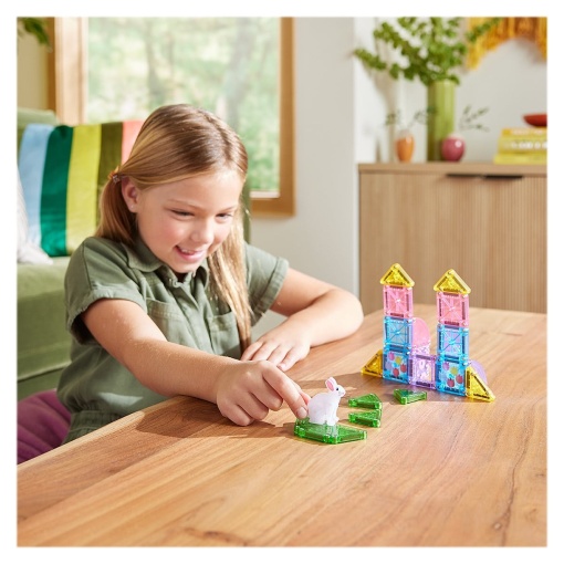 MAGNA-TILES microMAGS  Spring Garden, Travel set, 24 piese