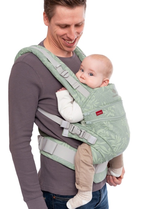 M=Manduca XT - Botanic Green, Marsupiu Ergonomic