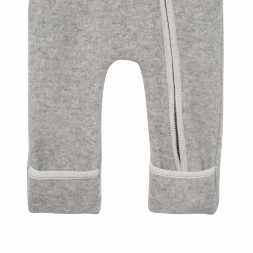 Overall din lână fiartă cu mănuși și botoșei, Stapf - Grey/Natur